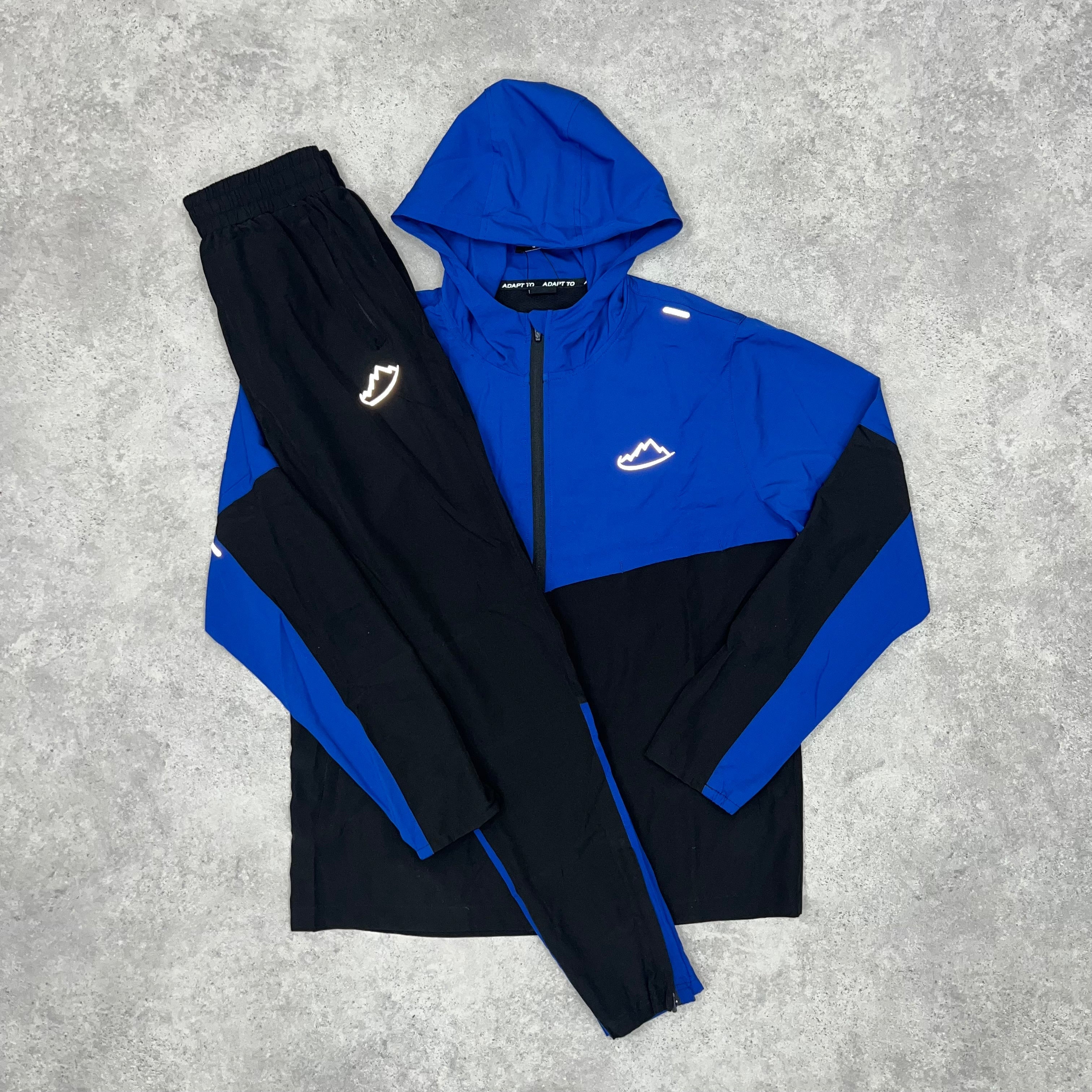 Adapt To - Running 2.0 Tracksuit Set - Black/Blue