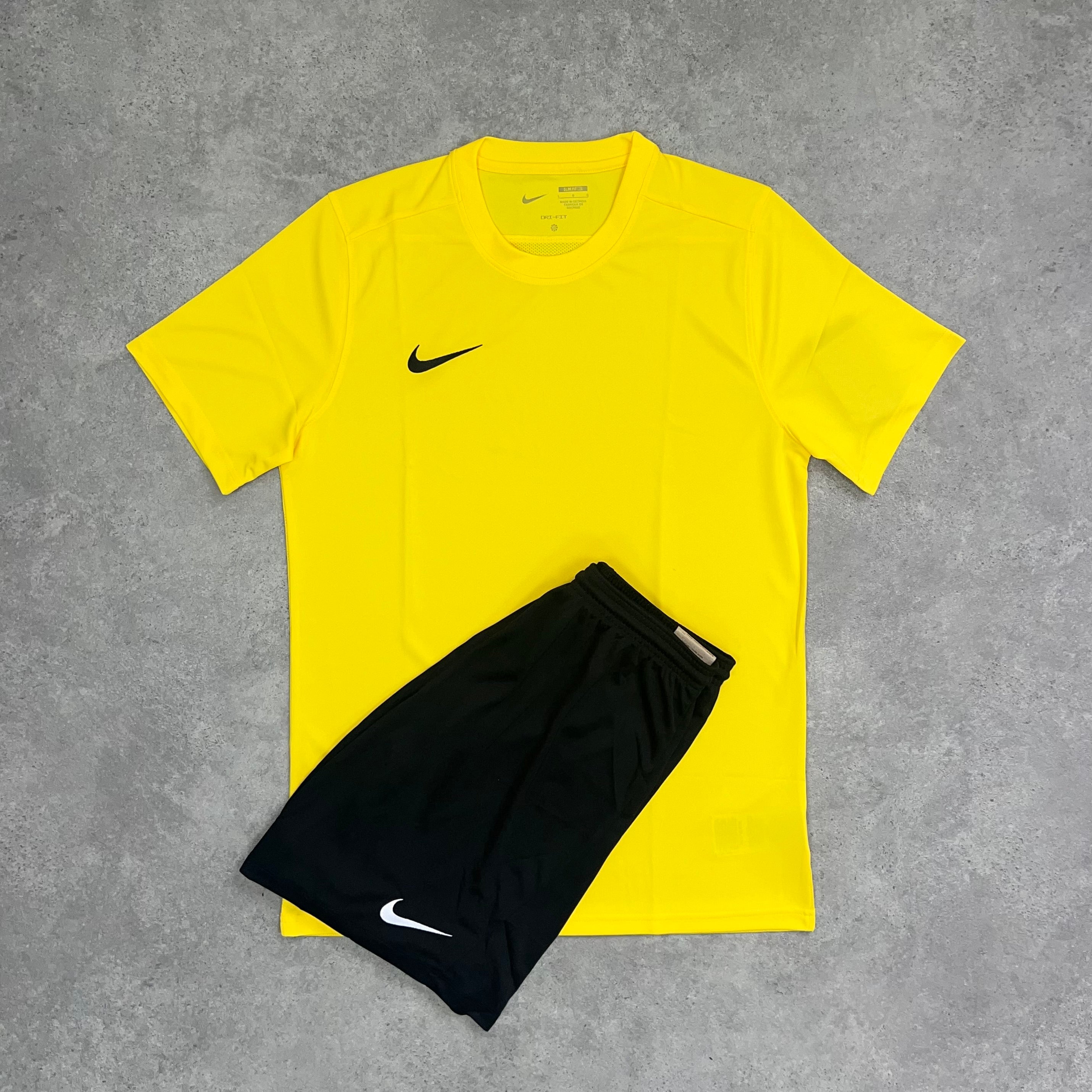 Nike Dri-Fit Set - Lightning Yellow/Black