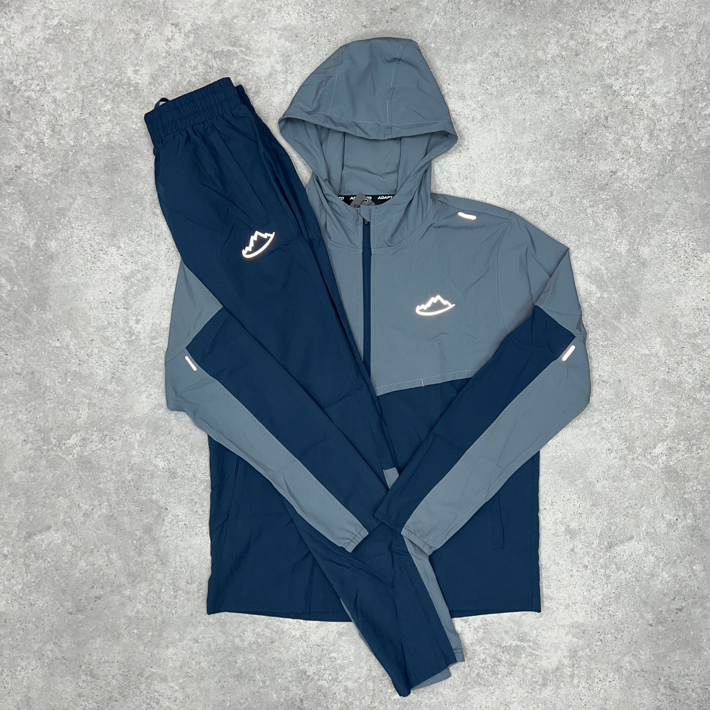 Adapt To - Running 2.0 Tracksuit Set - Navy/Grey