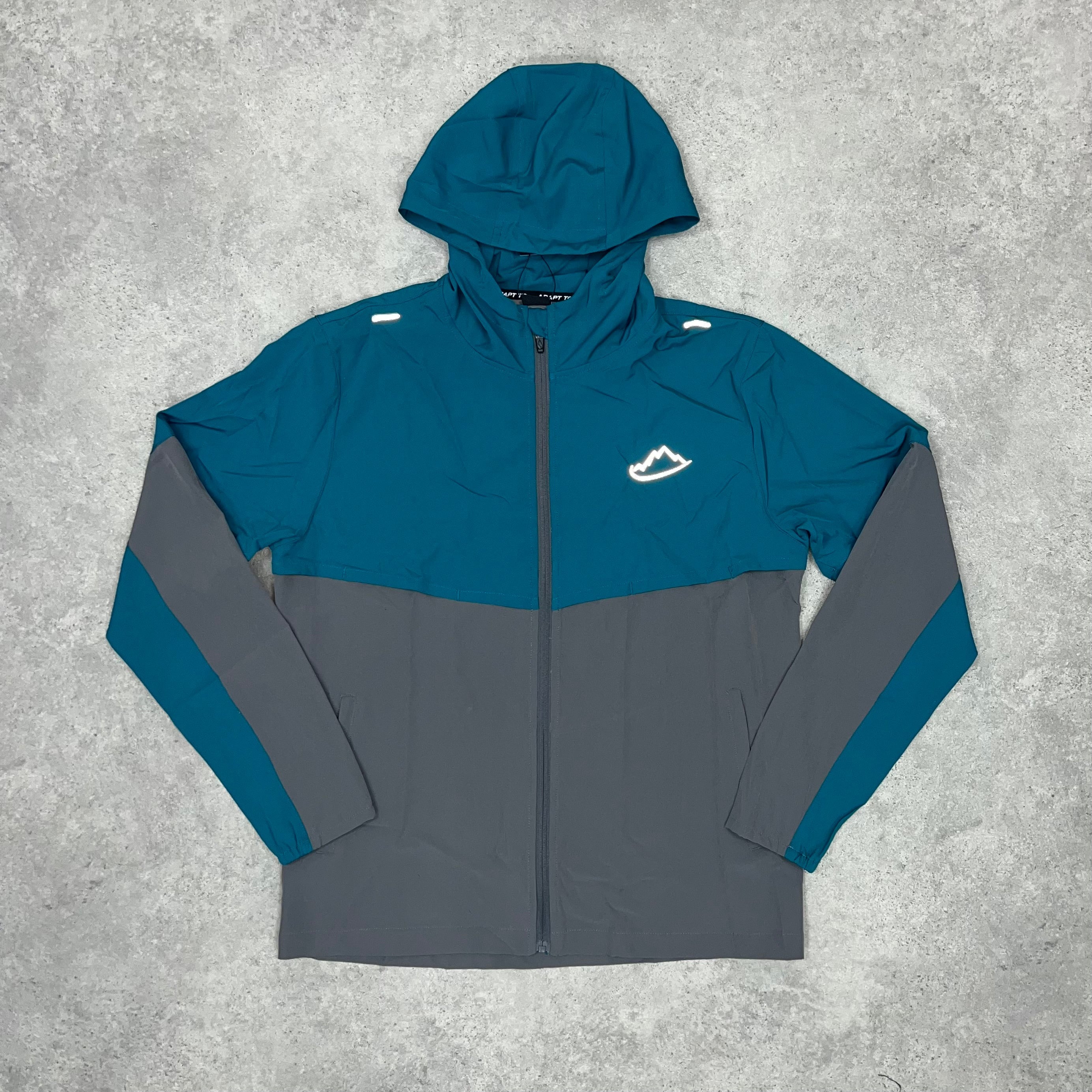 Adapt To Running 2.0 Windbreaker - Teal/Grey