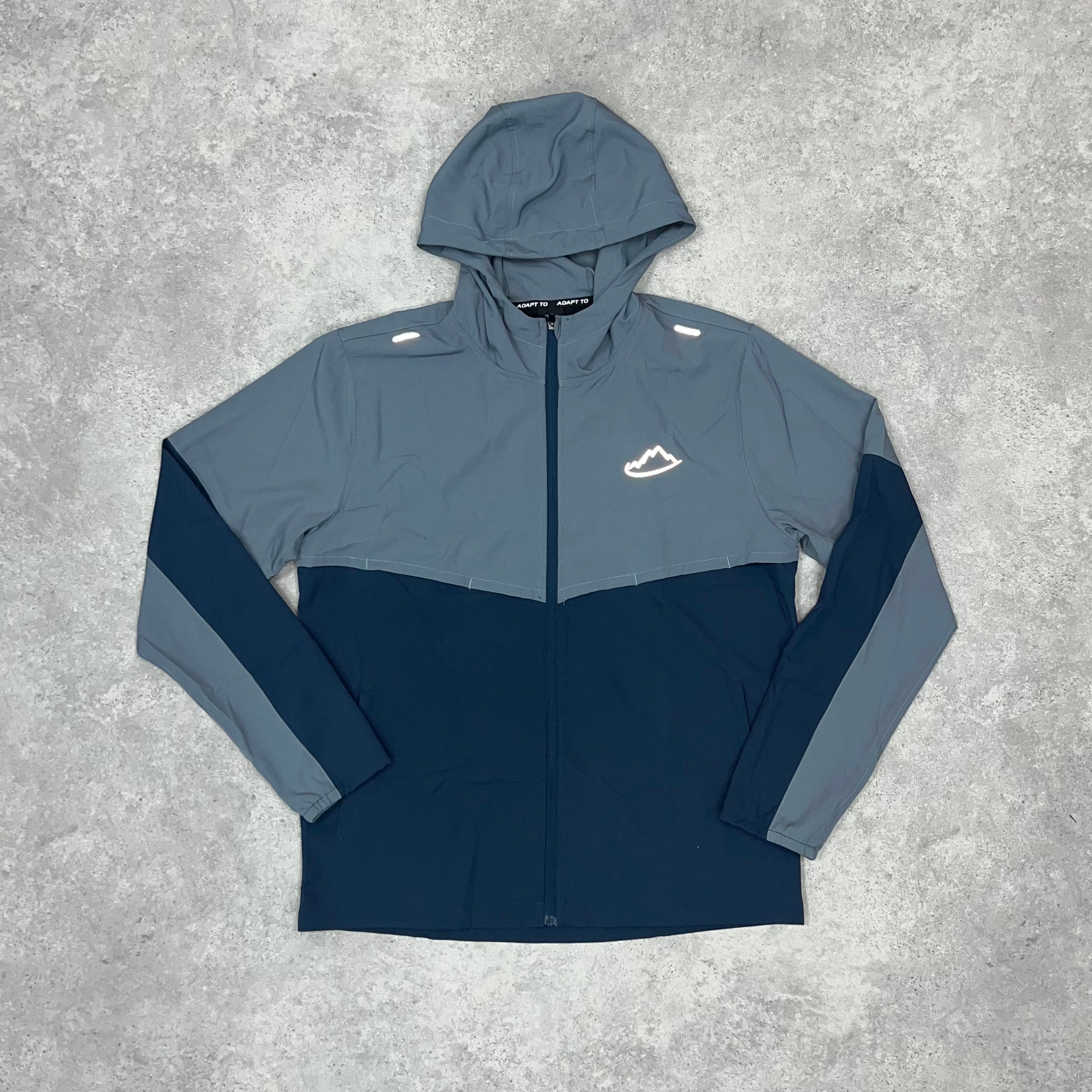 Adapt To Running 2.0 Windbreaker - Navy/Grey